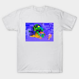 Fire Breathing Dragon - Minifigure - Neon T-Shirt